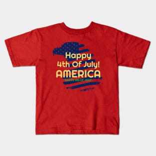 happy 4th of July America Kids T-Shirt
